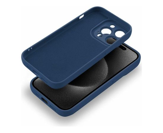 Fusion Softy izturīgs silikona aizsargapvalks Xiaomi Redmi Note 12 Pro+ zils