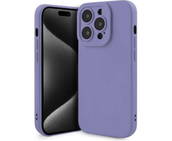 Fusion Softy izturīgs silikona aizsargapvalks Apple iPhone 15 violets