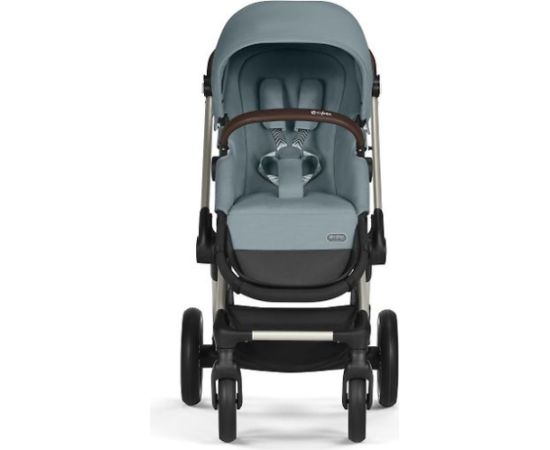 CYBEX EOS Lux kombinētie rati, Sky Blue, Taupe rāmis