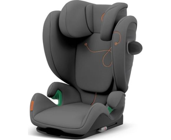 CYBEX Solution G i-Fix drošības jostas sēdeklis, 100 - 150 cm, Lava Grey