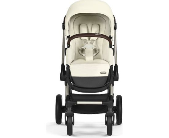 CYBEX EOS Lux kombinētie rati, Seashell Beige, Taupe rāmis