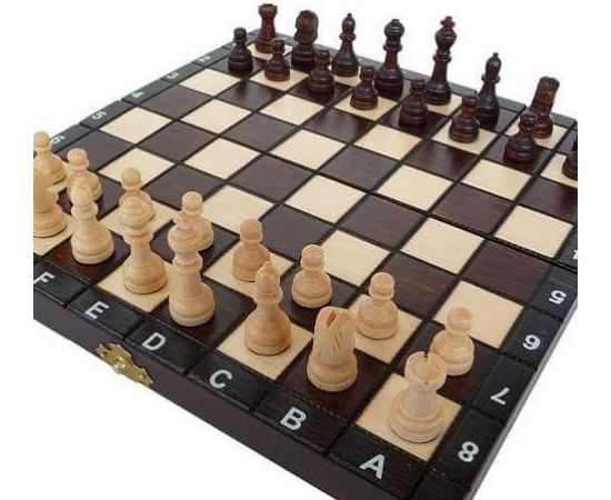 Sunrise Dambrete, šahs, bekgemons (komplekts) 265x133x20mm, karalis 48mm Galda spēles