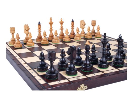 Sunrise Šahs Indijas mazais 480x240x60 mm, karalis 100 mm Galda spēles