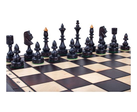 Sunrise Šahs Indijas mazais 480x240x60 mm, karalis 100 mm Galda spēles