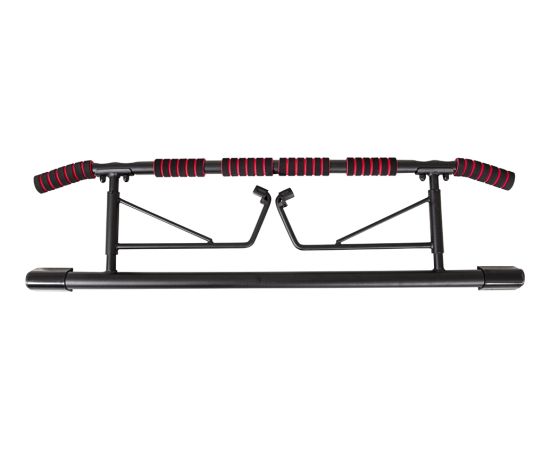 Durvju rāmja šķērssija/paralēlājs ar treniņu siksnām inSPORTline HR5004 70-92cm (līdz 200kg)