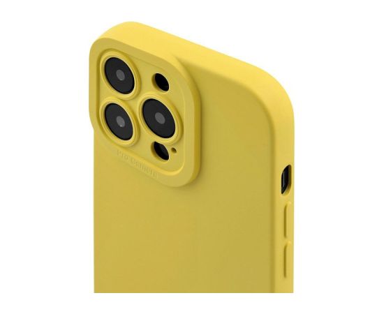 Fusion Softy izturīgs silikona aizsargapvalks Apple iPhone 15 dzeltens
