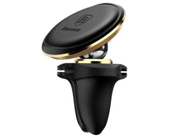 Baseus Magnetic Air Vent Car Mount Holder with cable clip Gold