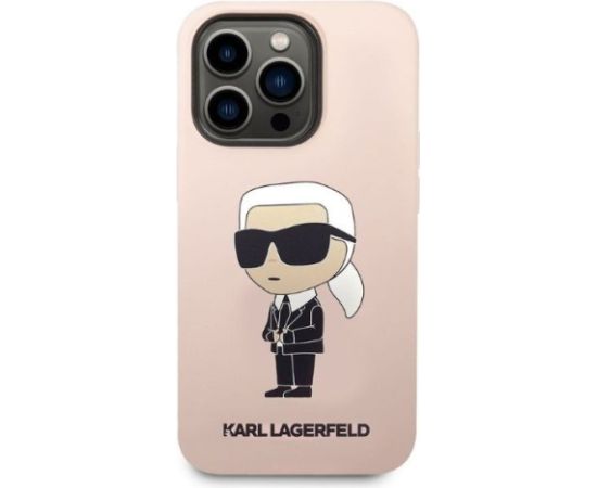 Karl Lagerfeld KLHCP14XSNIKBCP Aizmugurējais Apvalks Priekš Apple iPhone 14 Pro Max