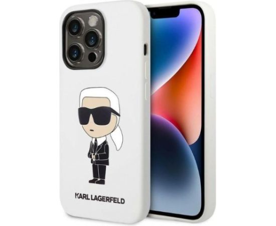 Karl Lagerfeld KLHCP14XSNIKBCH Aizmugurējais Apvalks Priekš Apple iPhone 14 Pro Max