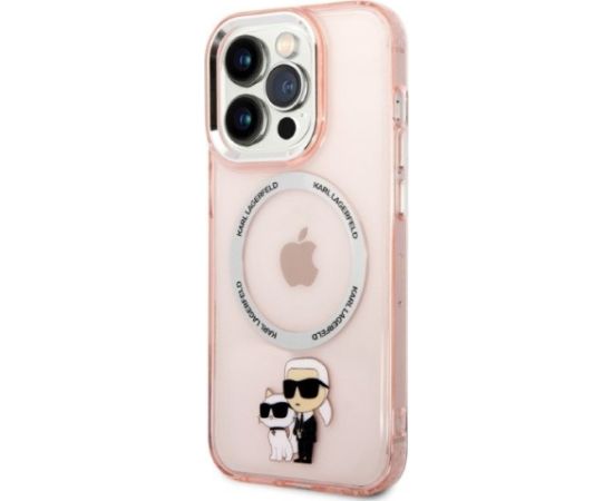 Karl Lagerfeld KLHMP14LHNKCIP Aizmugurējais Apvalks Priekš Apple iPhone 14 Pro