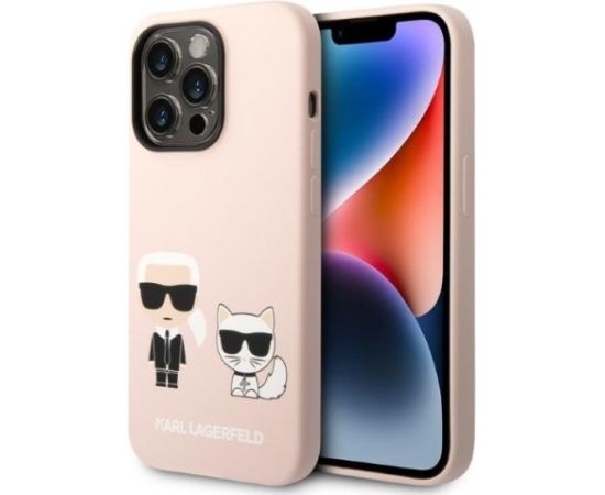 Karl Lagerfeld KLHMP14LSSKCI Aizmugurējais Apvalks Priekš Apple iPhone 14 Pro