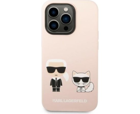 Karl Lagerfeld KLHMP14LSSKCI Aizmugurējais Apvalks Priekš Apple iPhone 14 Pro