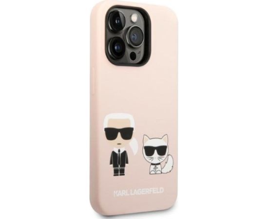 Karl Lagerfeld KLHMP14LSSKCI Aizmugurējais Apvalks Priekš Apple iPhone 14 Pro