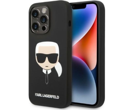 Karl Lagerfeld KLHMP14LSLKHBK Aizmugurējais Apvalks Priekš Apple iPhone 14 Pro