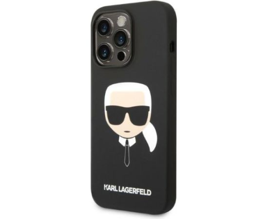 Karl Lagerfeld KLHMP14LSLKHBK Aizmugurējais Apvalks Priekš Apple iPhone 14 Pro
