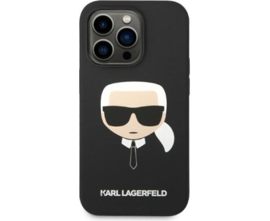 Karl Lagerfeld KLHMP14LSLKHBK Aizmugurējais Apvalks Priekš Apple iPhone 14 Pro