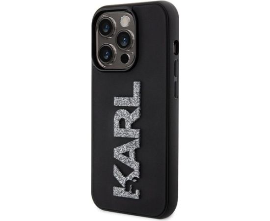 Karl Lagerfeld KLHCP15L3DMBKCK Aizmugurējais Apvalks Priekš Apple iPhone 15 Pro