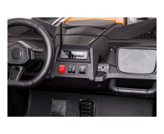 Bērnu divvietīgs kvadricikls Buggy A032, zelta krāsā