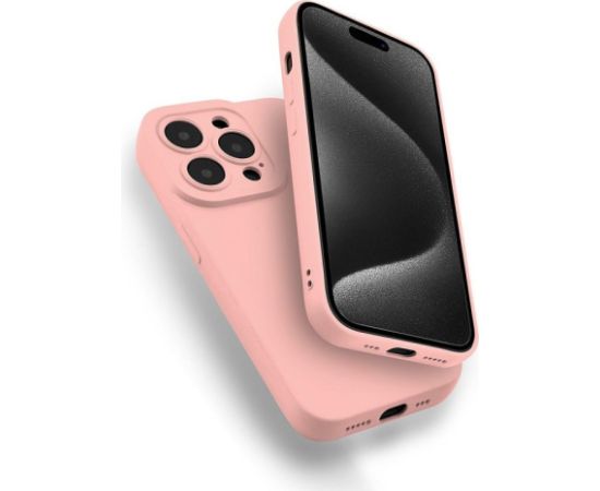 Fusion Softy прочный силиконовый чехол для Apple iPhone 15 розовый