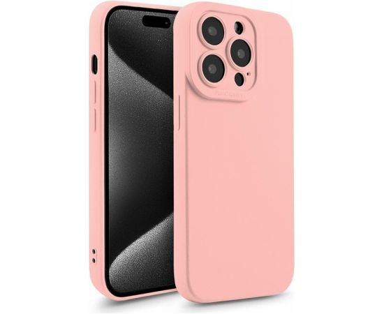 Fusion Softy прочный силиконовый чехол для Apple iPhone 15 розовый