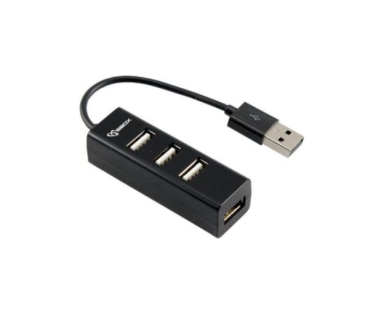 Sbox H-204 USB 4 Ports HUB Black