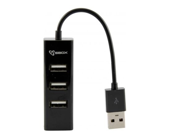 Sbox H-204 USB 4 Ports HUB Black