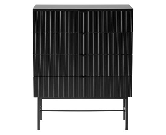 Side board SEQUENCE 179x40xH100cm, 3D black