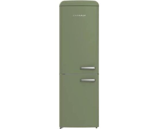 Gorenje ONRK619DOL-L, fridge/freezer combination (olive green)