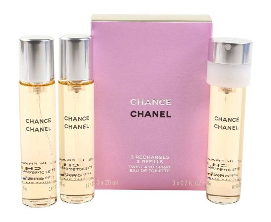 Chanel Chance 3x20ml Twist And Spray 60ml