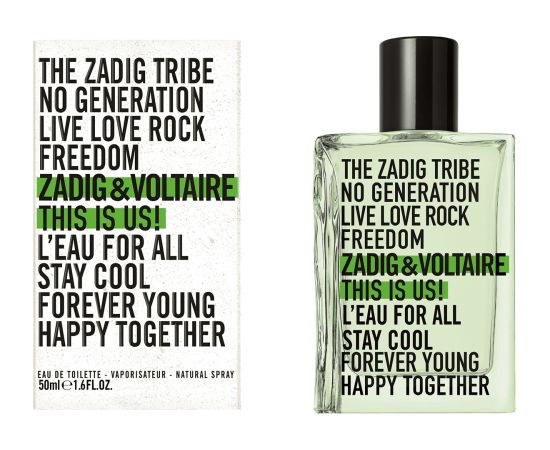 Zadig & Voltaire This is Us! L'Eau For All Edt Spray 50ml