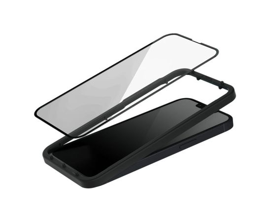 Телефонное закаленное стекло Fusion EDGE 5D с установочной рамкой для iPhone 14 Pro Max