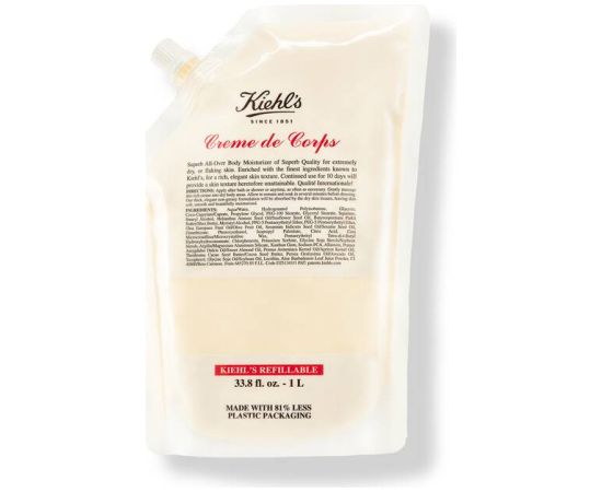 Kiehls Kiehl's Creme De Corps - Refill 1000ml Ķermeņa kosmētika