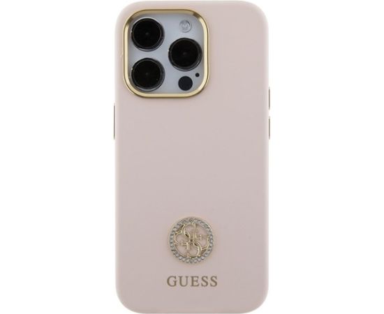 Guess GUHCP15LM4DGPP Чехол для Apple iPhone 15 Pro