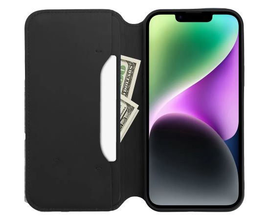 Fusion Dual Pocket Book grāmatveida maks Xiaomi Redmi Note 12 4G melns