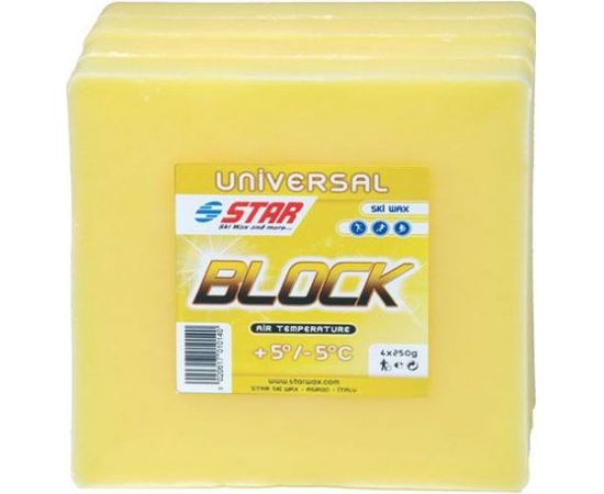 Star Ski Wax Block Plus / Dzeltena