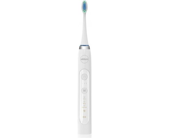 Eldom sonic brush of Denta, 9 operating modes, battery, white  Электрические зубные щетки