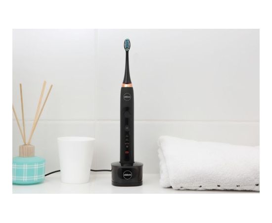 ELDOM DENTA sonic toothbrush, 9 operating modes, rechargeable, black Elektriskās zobu birstes