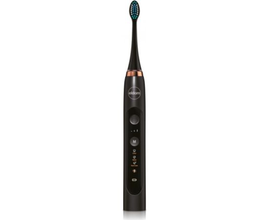 ELDOM DENTA sonic toothbrush, 9 operating modes, rechargeable, black Elektriskās zobu birstes