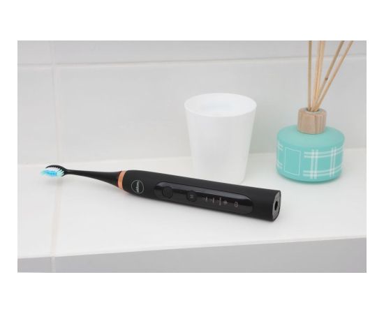 ELDOM DENTA sonic toothbrush, 9 operating modes, rechargeable, black Elektriskās zobu birstes