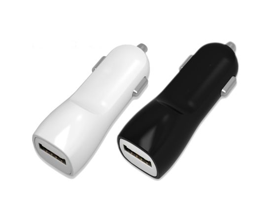Car charger Tellos with USB connector (dual) (1A+2A) black