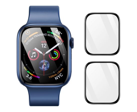Tempered glass Dux Ducis Pmma (2Pack) Apple Watch 41mm black