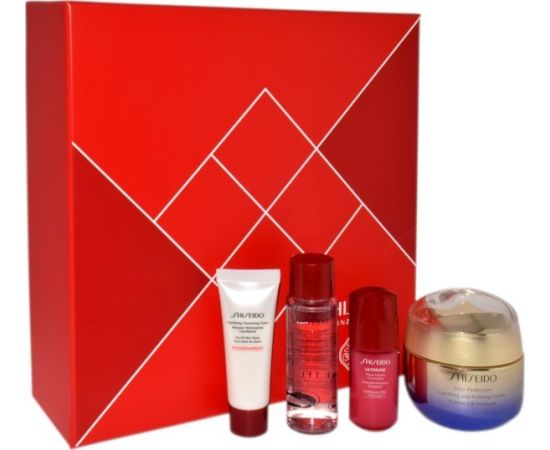 Shiseido SHISEIDO SET (VITAL PERFECTION UPLIFTING AND FIRMING CREAM 50ML + CLARIFYING CLEANSING FOAM 15ML + TREATMENT SOFTENER LOTION + 30ML + ULTIMUNE POWER INFUSING CONCENTRATE 10ML)