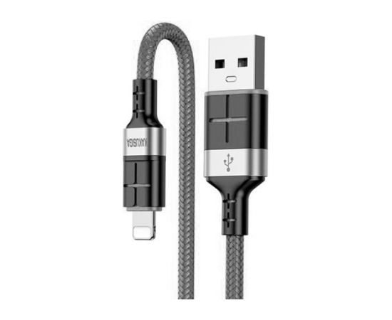KAKUSIGA KSC-696 USB-A -> Lightning uzlādes kabelis 15W | 120 cm pelēks