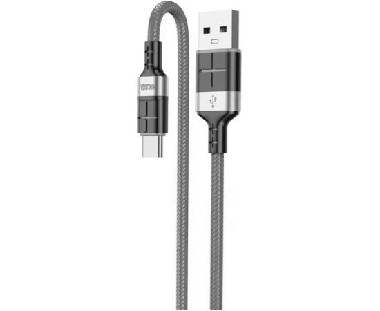 KAKUSIGA KSC-696 Кабель для зарядки USB-A -> USB-C 18 Вт | 120 см серый