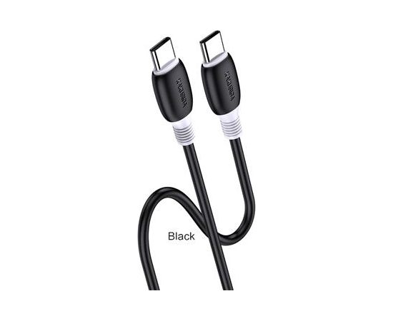 KAKUSIGA KSC-951 USB-C -> USB-C uzlādes kabelis 60W | 100 cm melns