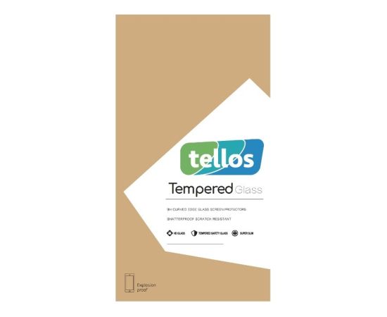 Защитное стекло дисплея 2.5D Tellos Tempered Glass Samsung S711 S23 FE черное