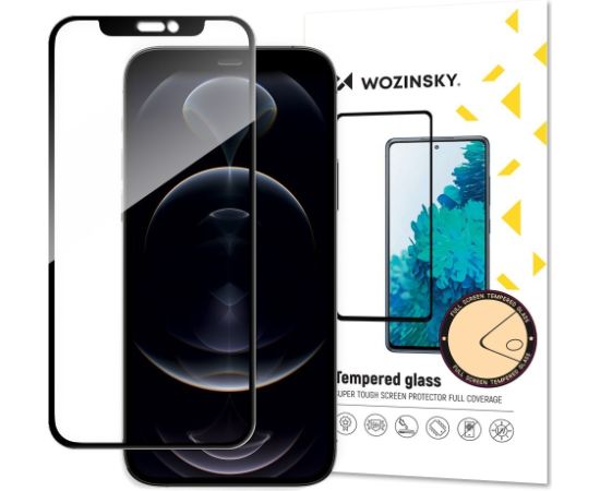 Защитное стекло дисплея Wozinsky 5D адаптирован к чехлу Samsung S916 S23 Plus 5G черный