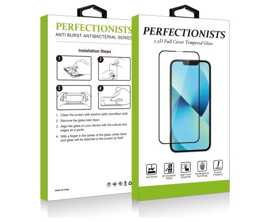 Tempered glass 2.5D Perfectionists Xiaomi Redmi 12/Redmi Note 12R/Poco M6 Pro black