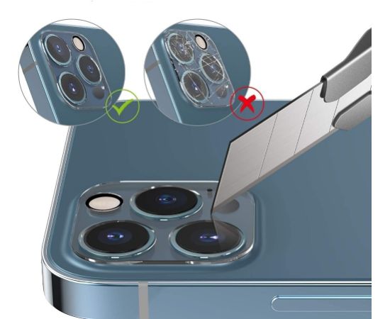 Защитное стекло камеры 3D Apple iPhone 15