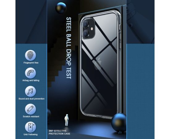 Чехол X-Level Space II Apple iPhone 15 прозрачный